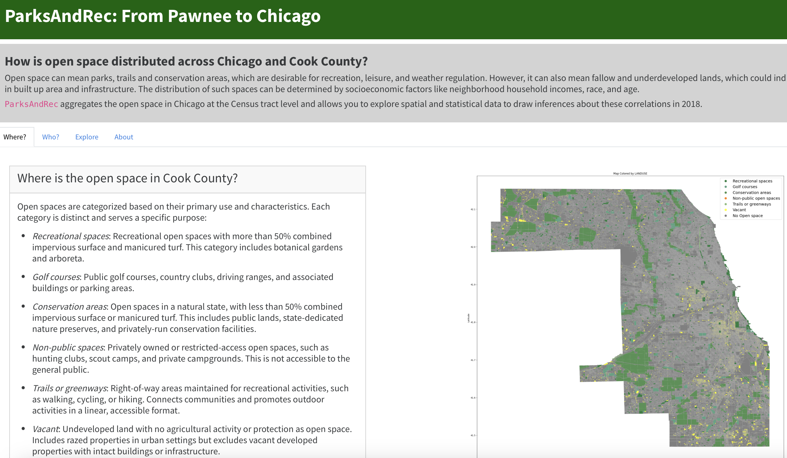 Parks & Rec — Open Space Equity Analysis
